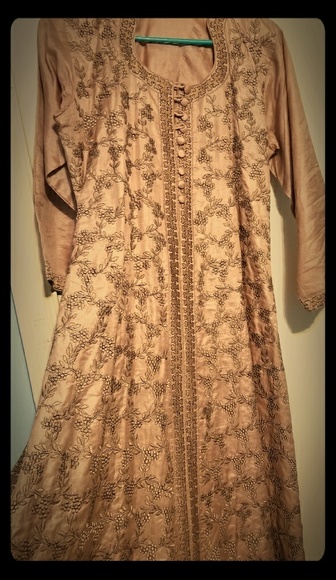Full length embroidered Indian/Pakistani kaftan - Picture 3 of 8